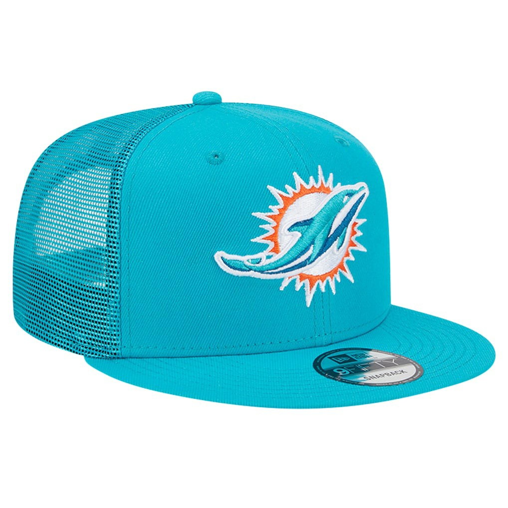 Main Trucker 9FIFTY Snapback Hat - Miami Dolphins
