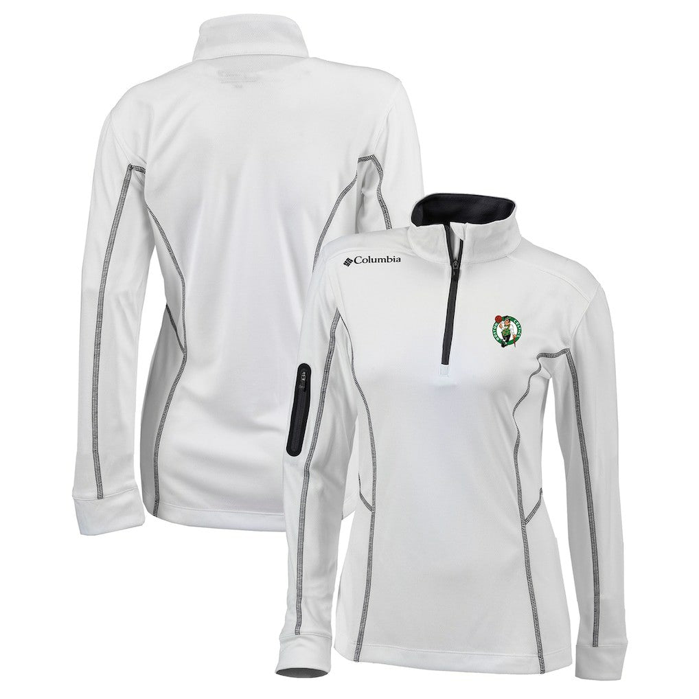 NBA Boston Celtics Women's Omni-Wick Shotgun Quarter-Zip Pullover Top