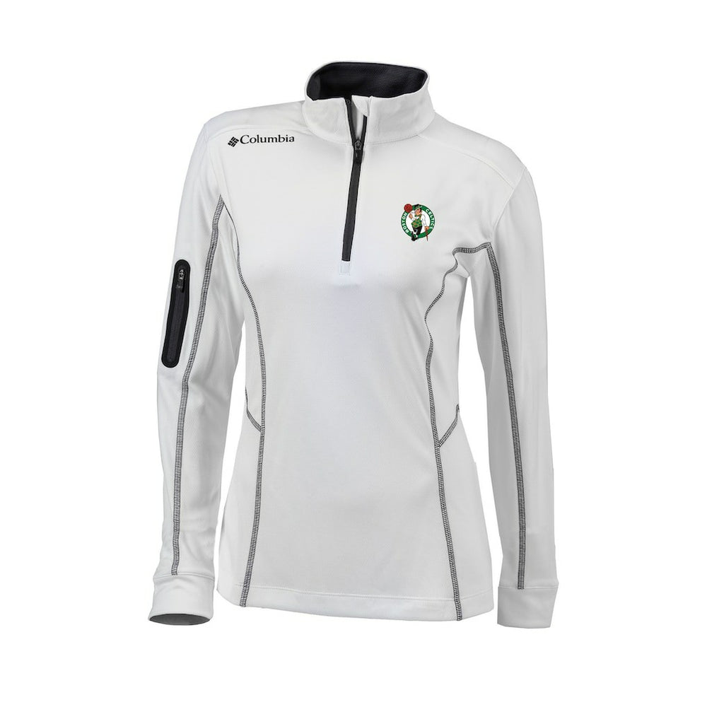 NBA Boston Celtics Women's Omni-Wick Shotgun Quarter-Zip Pullover Top