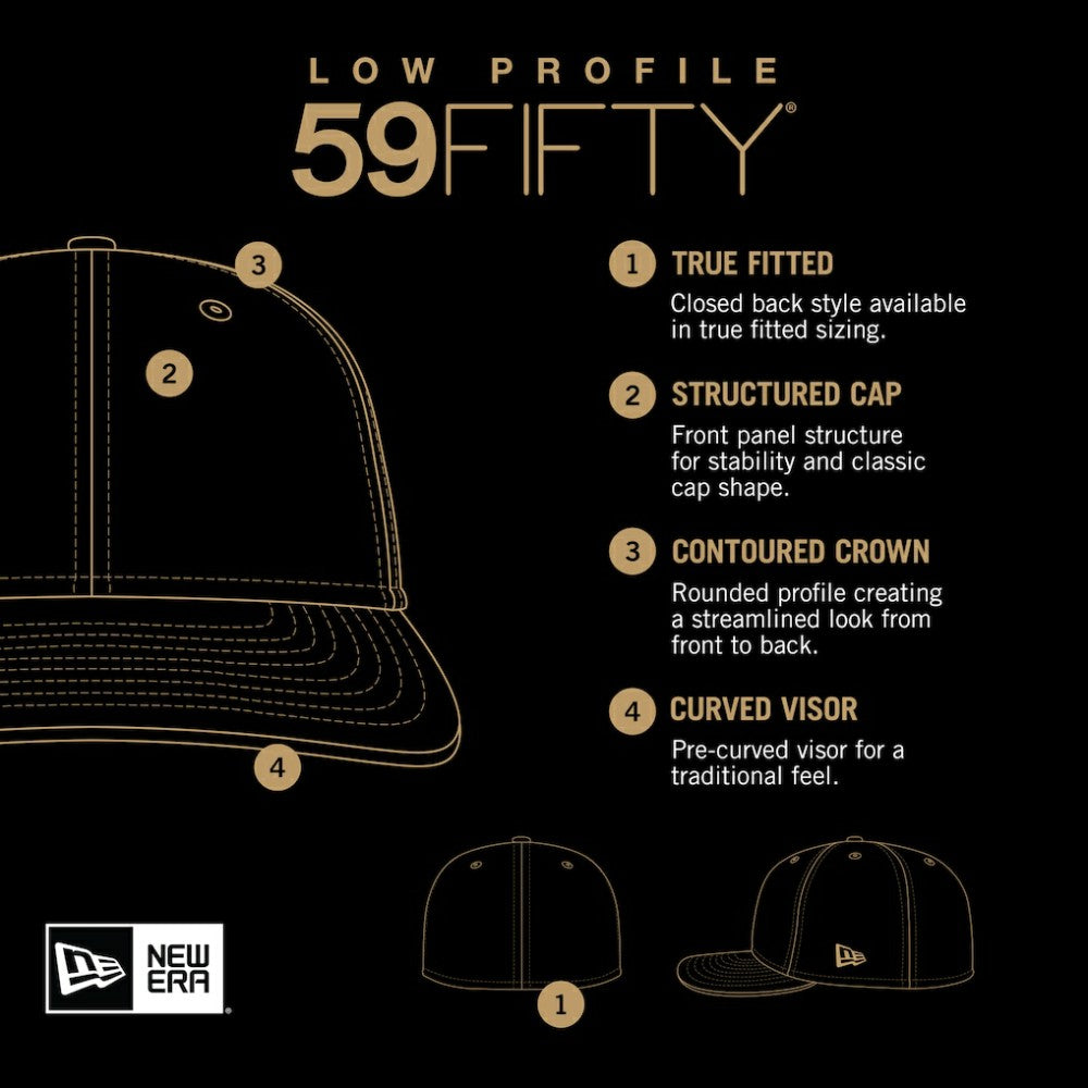 MLB Atlanta Braves New Era 2025 Batting Practice Low Profile 59FIFTY Fitted Hat