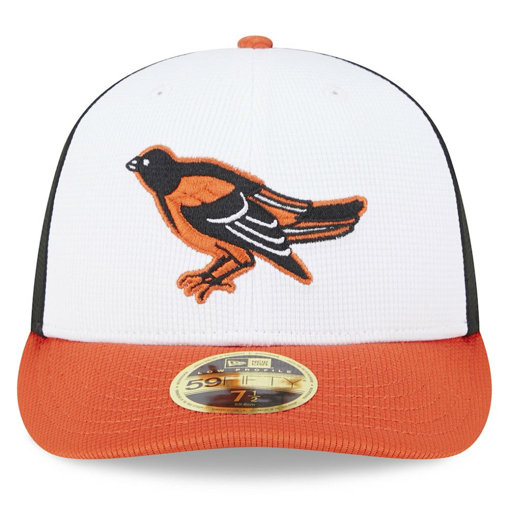 MLB Baltimore Orioles New Era 2025 Batting Practice Low Profile 59FIFTY Fitted Hat