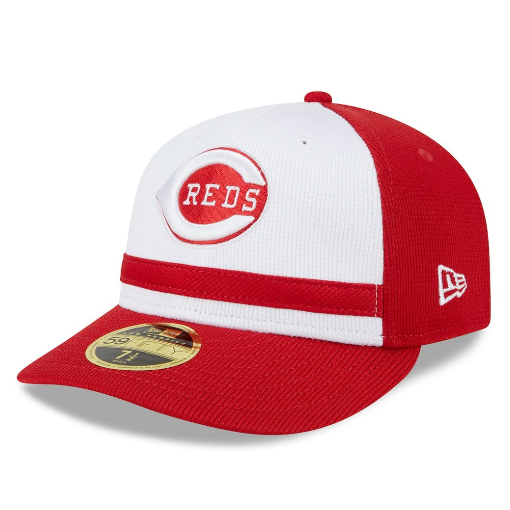 MLB Cincinnati Reds New Era 2025 Batting Practice Low Profile 59FIFTY Fitted Hat