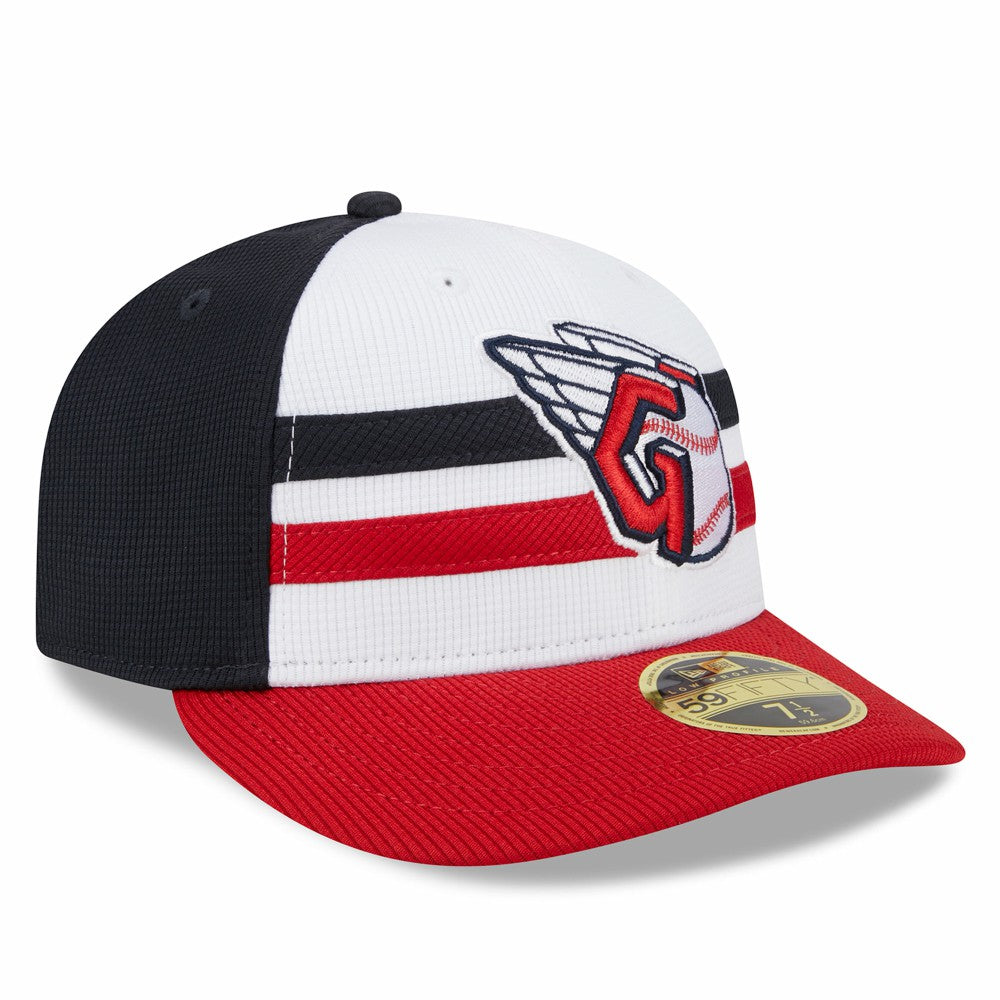 MLB Cleveland Guardians New Era 2025 Batting Practice Low Profile 59FIFTY Fitted Hat