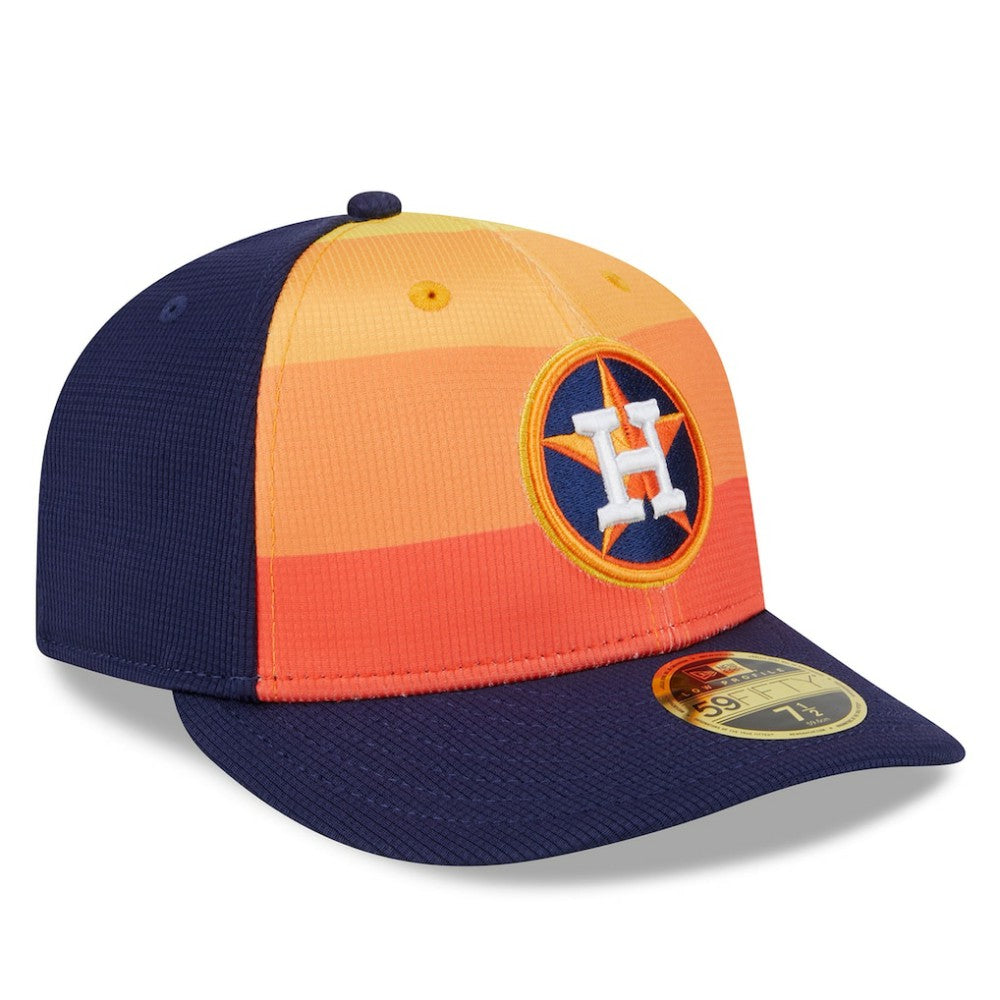 MLB Houston Astros New Era 2025 Batting Practice Low Profile 59FIFTY Fitted Hat