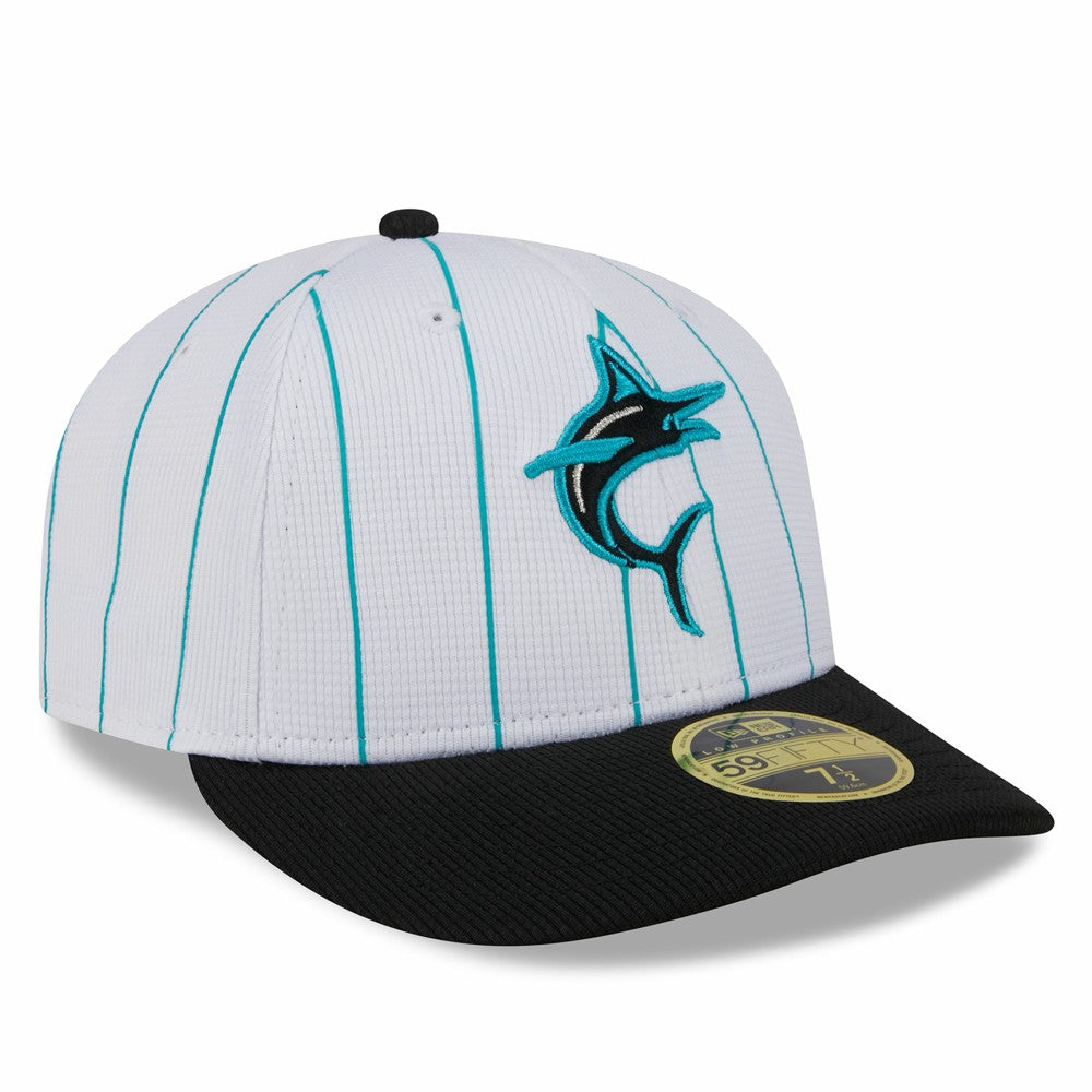 MLB Miami Marlins New Era 2025 Batting Practice Low Profile 59FIFTY Fitted Hat
