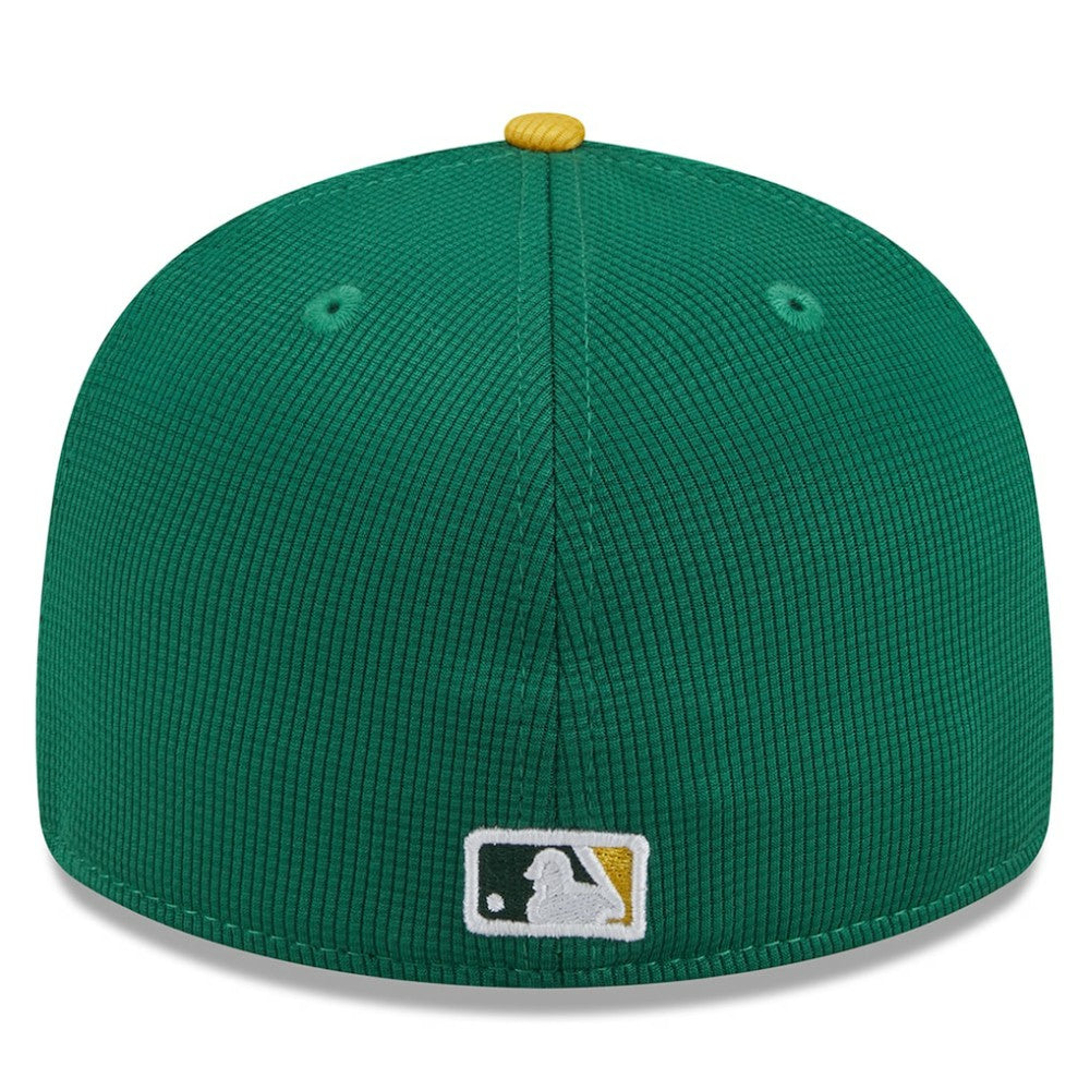 MLB Athletics New Era 2025 Batting Practice Low Profile 59FIFTY Fitted Hat