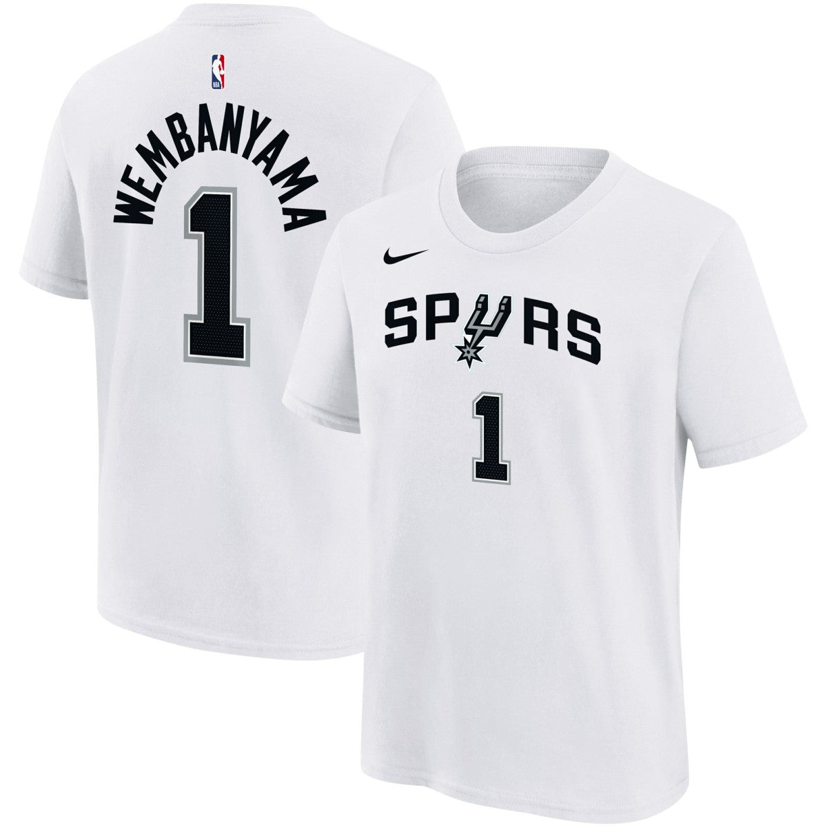 NBA Victor Wembanyama San Antonio Spurs Youth Name & Number Association T-Shirt