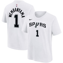 NBA Victor Wembanyama San Antonio Spurs Youth Name & Number Association T-Shirt