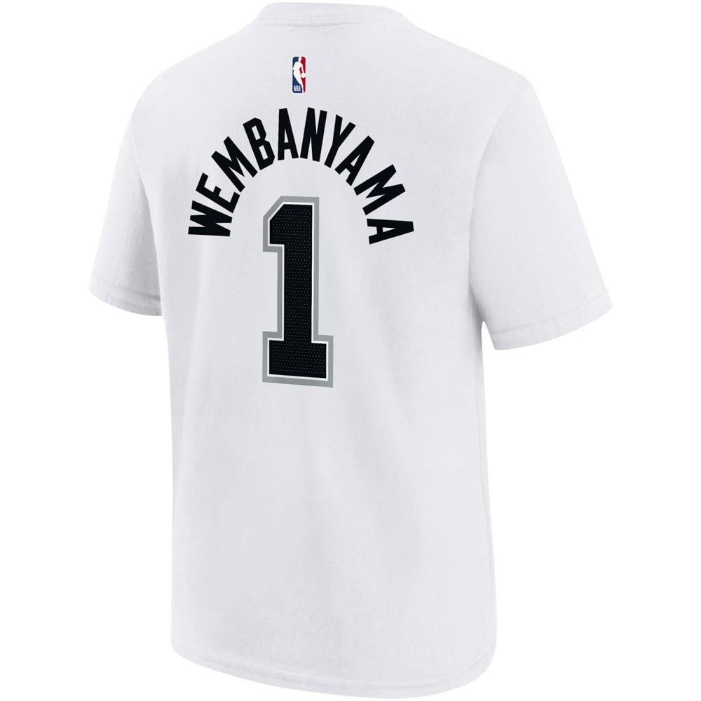 NBA Victor Wembanyama San Antonio Spurs Youth Name & Number Association T-Shirt
