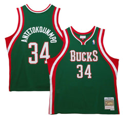 NBA Giannis Antetokounmpo Milwaukee Bucks 2013/14 Hardwood Classics Swingman Jersey