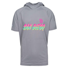 MLB San Diego Padres Levelwear City Connect Phase Core Logo Short Sleeve Hoodie