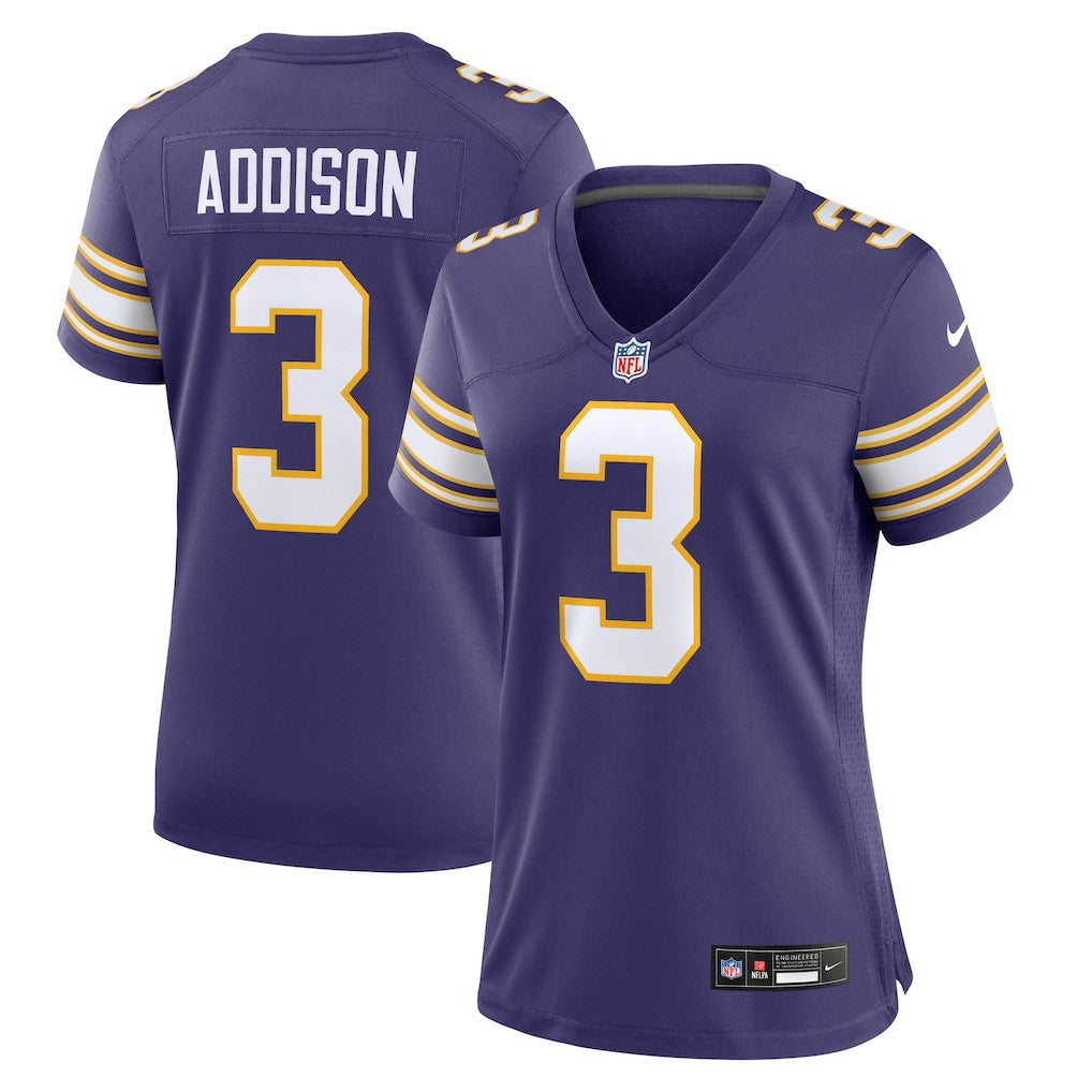 Jordan Addison  Women's Alternate Game Jersey - Minnesota Vikings