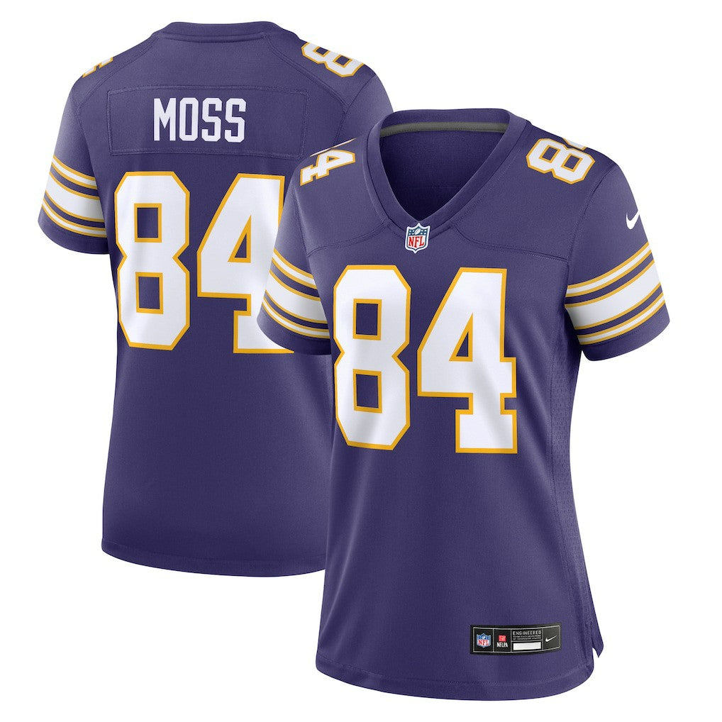 Randy Moss  Women's Classic Retired Player Game Jersey - Minnesota Vikings