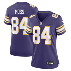 Randy Moss  Women's Classic Retired Player Game Jersey - Minnesota Vikings