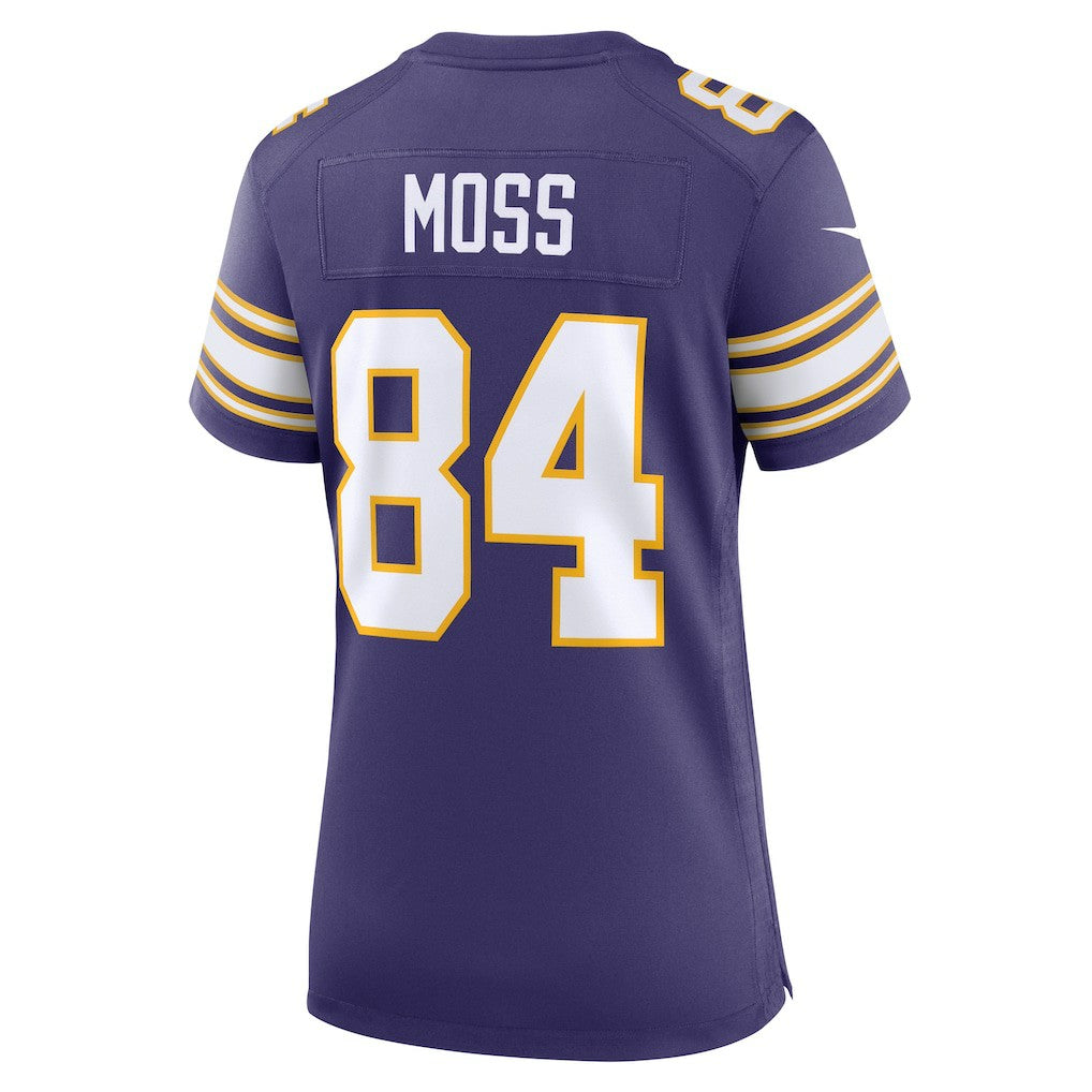 Randy Moss  Women's Classic Retired Player Game Jersey - Minnesota Vikings