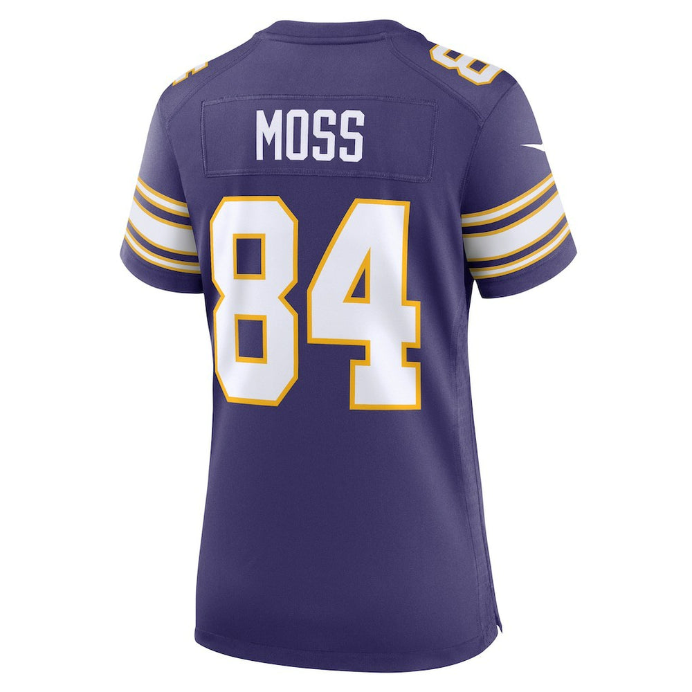 Randy Moss  Women's Classic Retired Player Game Jersey - Minnesota Vikings