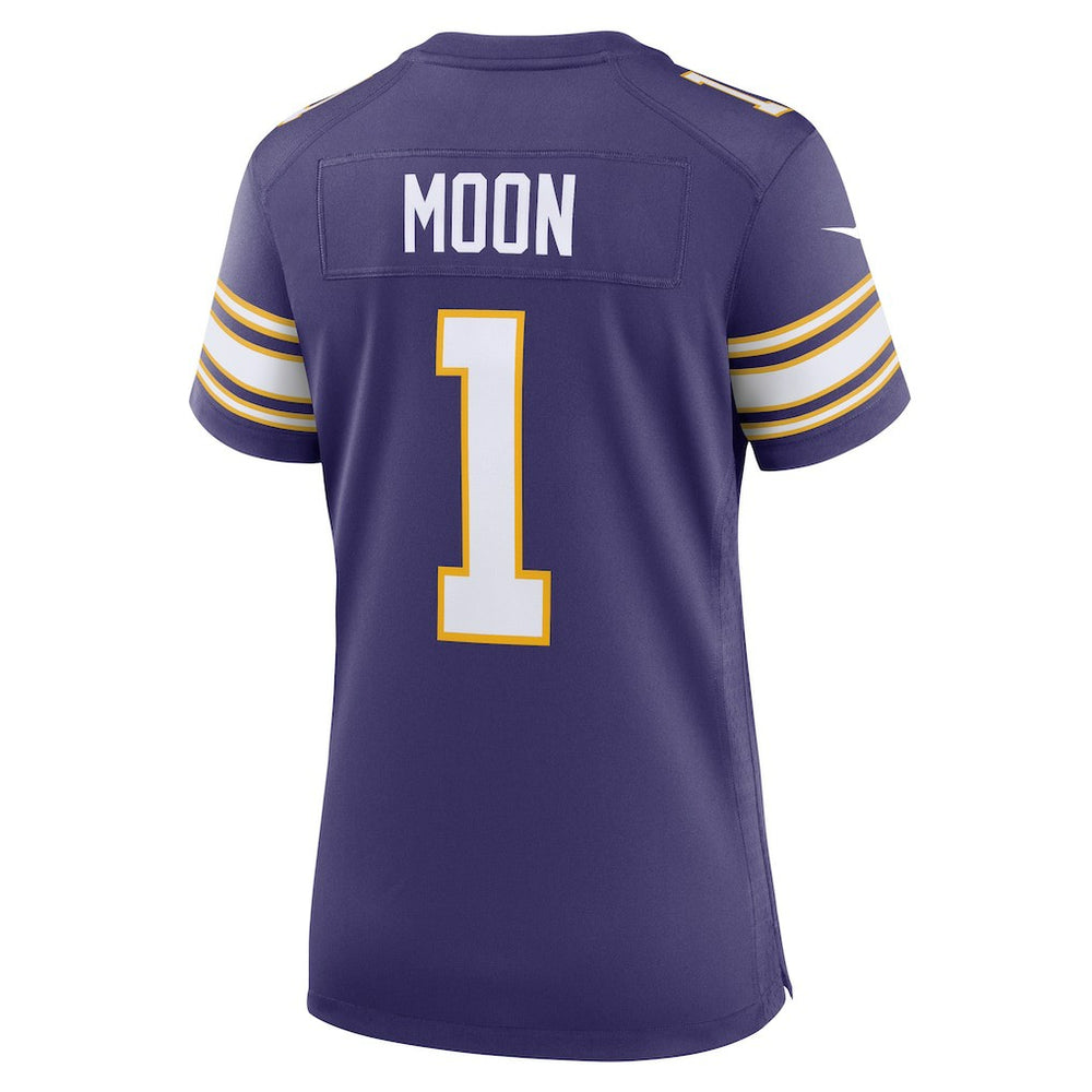 Warren Moon  Women's Classic Retired Player Game Jersey - Minnesota Vikings
