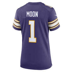 Warren Moon  Women's Classic Retired Player Game Jersey - Minnesota Vikings