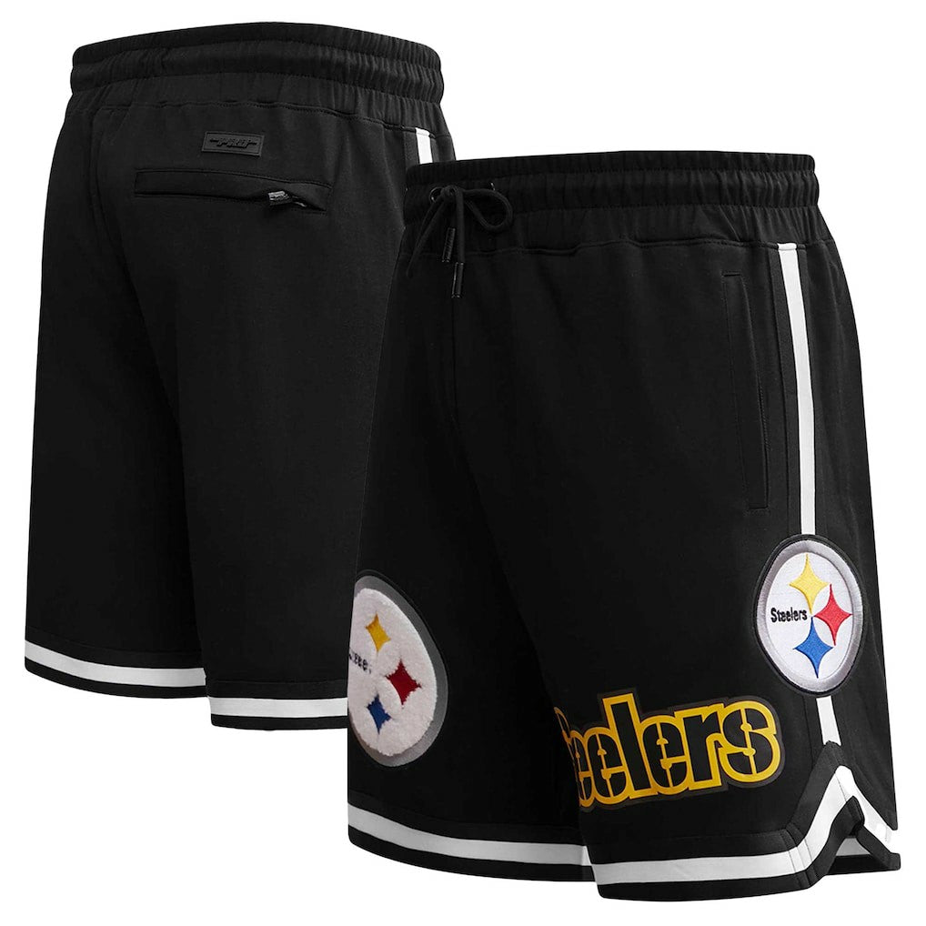 Pro Standard Classic Chenille Shorts - Pittsburgh Steelers