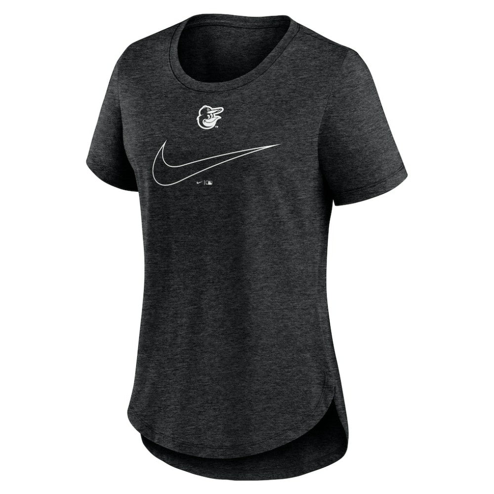 MLB Baltimore Orioles Nike Women's Big Swoosh Tri-Blend Scoop Neck T-Shirt
