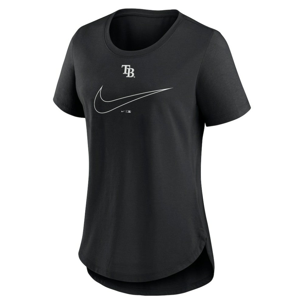 MLB Tampa Bay Rays Nike Women's Big Swoosh Tri-Blend Scoop Neck T-Shirt