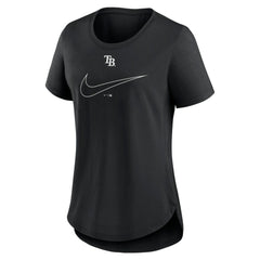 MLB Tampa Bay Rays Nike Women's Big Swoosh Tri-Blend Scoop Neck T-Shirt