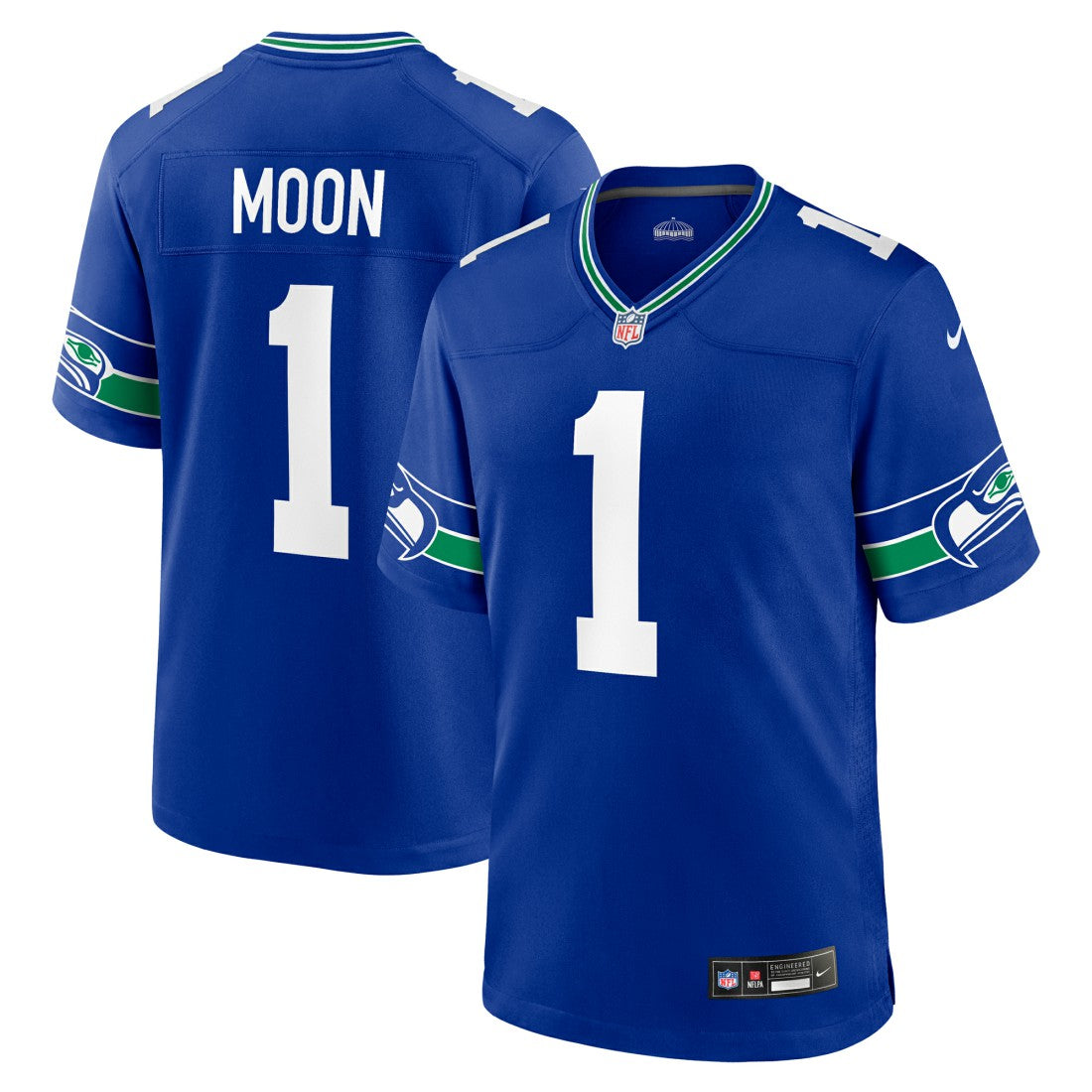 Warren Moon  Retired Player Alternate Game Jersey - Seattle Seahawks