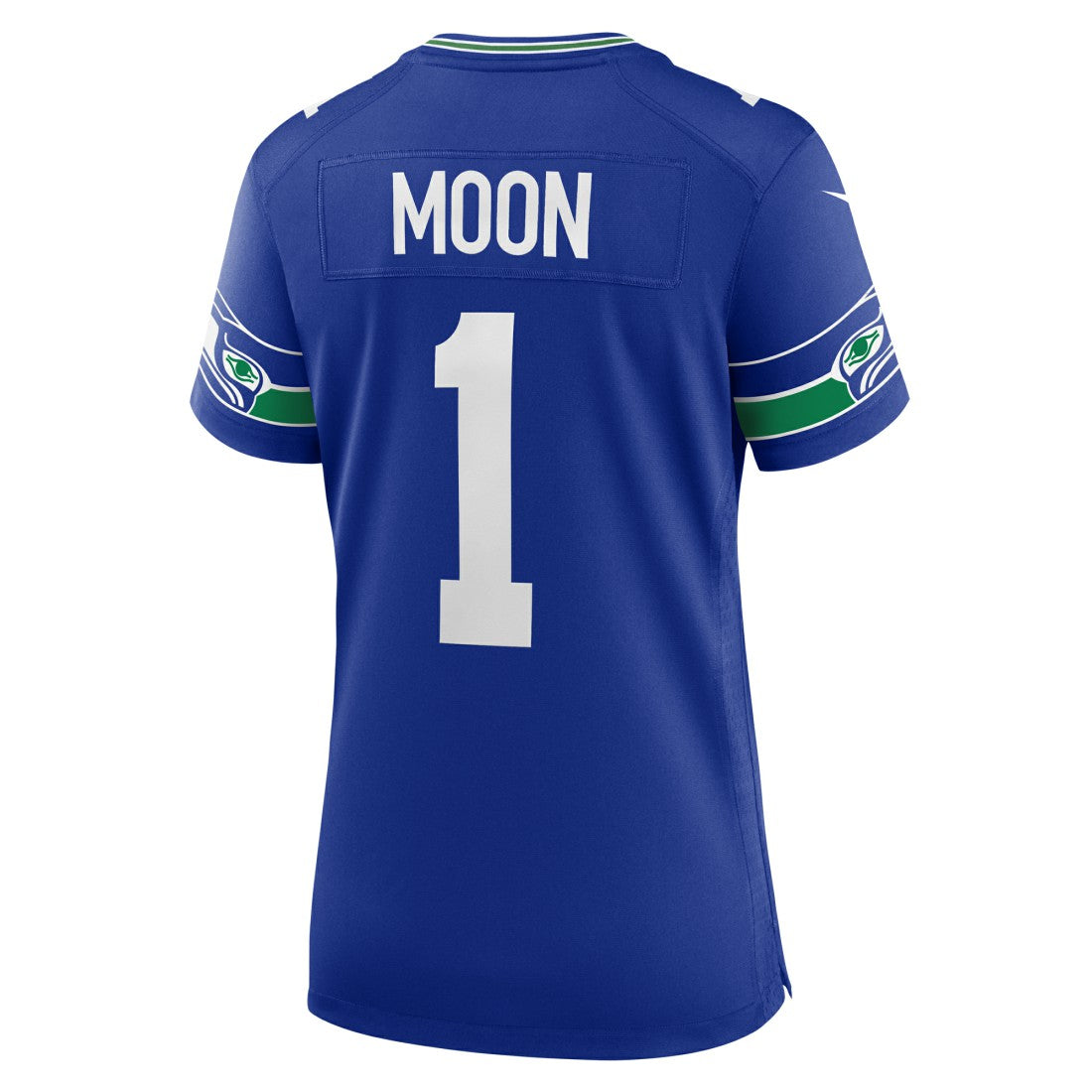 Warren Moon  Women's Throwback Retired Player Game Jersey - Seattle Seahawks