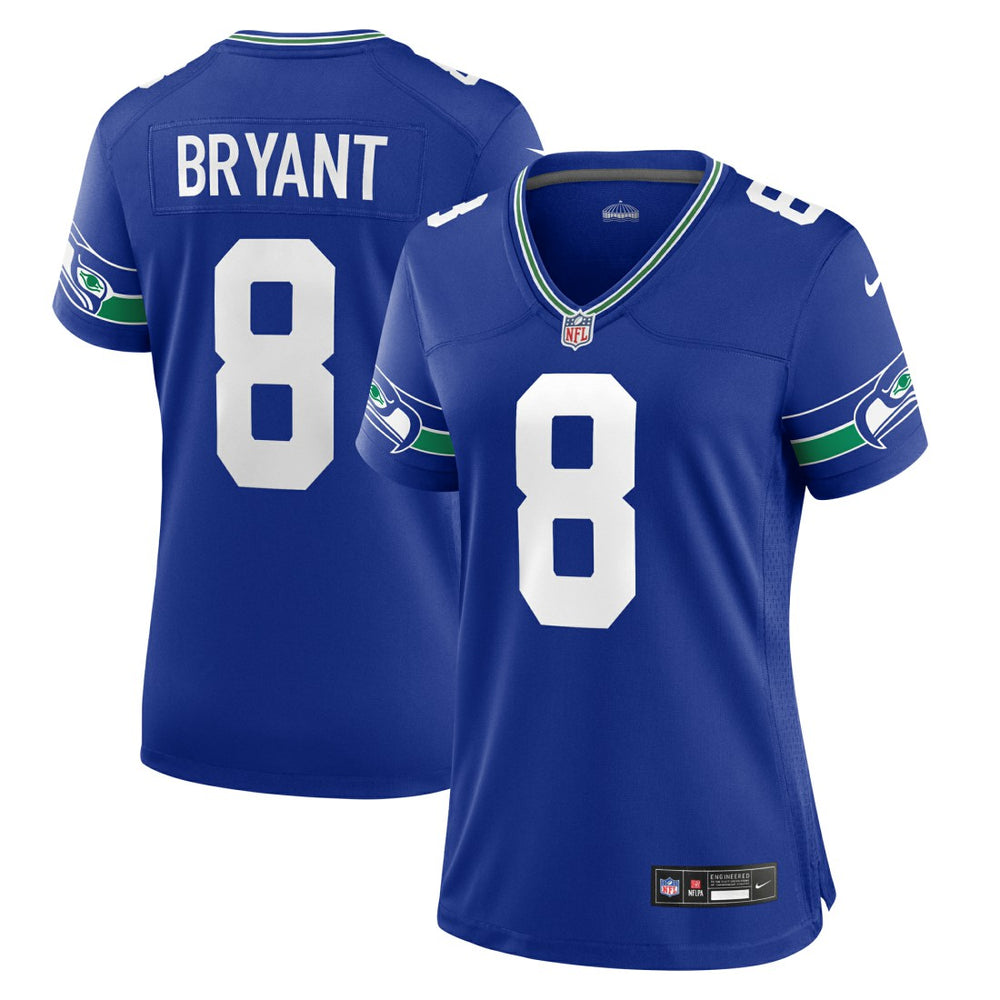 Coby Bryant  Women's Throwback Player Game Jersey - Seattle Seahawks