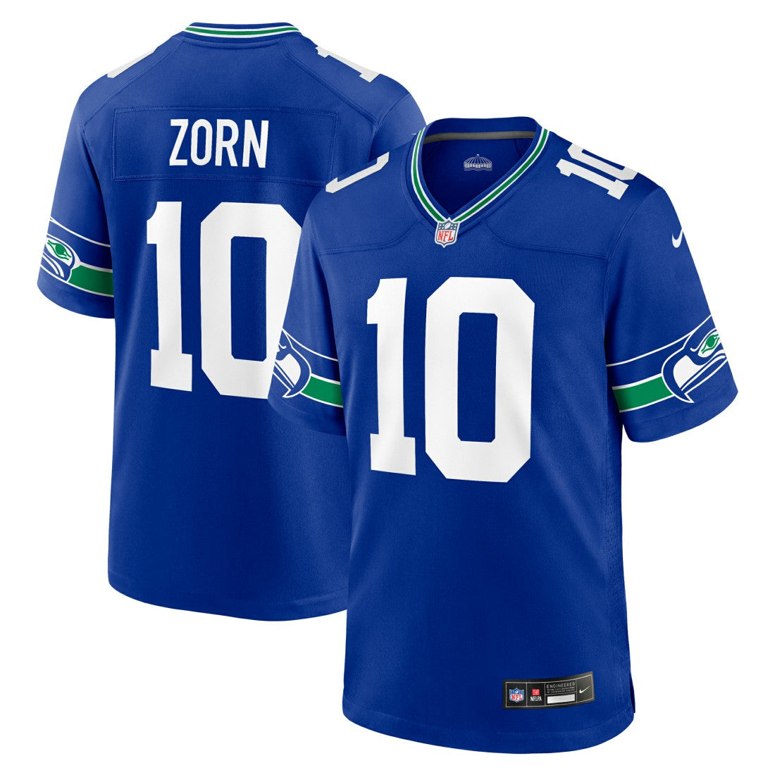 Jim Zorn  Retired Player Alternate Game Jersey - Seattle Seahawks