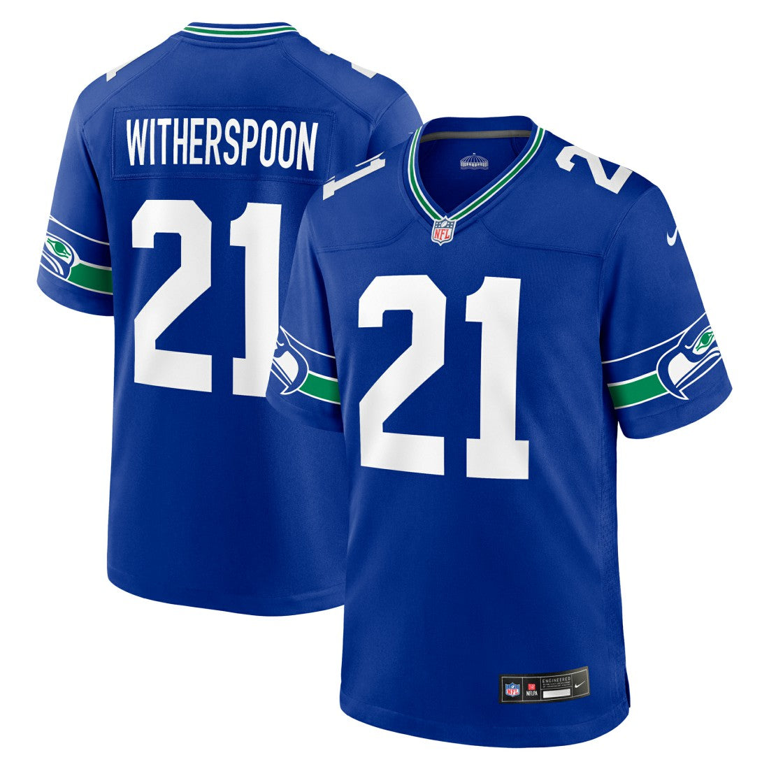 Devon Witherspoon  Throwback Player Game Jersey - Seattle Seahawks