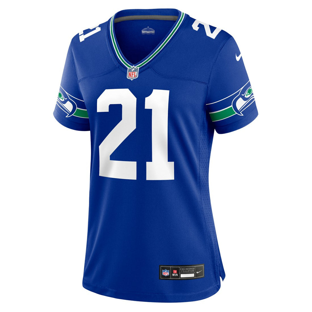 Devon Witherspoon  Women's Throwback Player Game Jersey - Seattle Seahawks