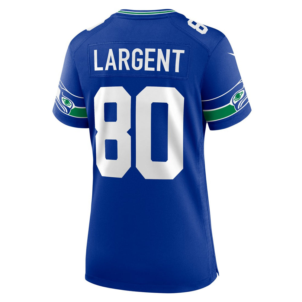 Steve Largent  Women's Throwback Retired Player Game Jersey - Seattle Seahawks