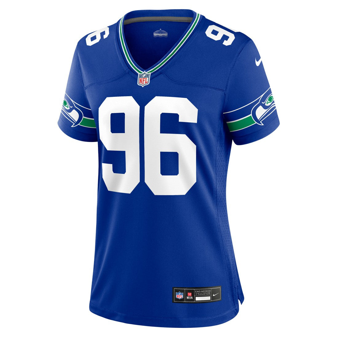 Cortez Kennedy  Women's Throwback Player Game Jersey - Seattle Seahawks