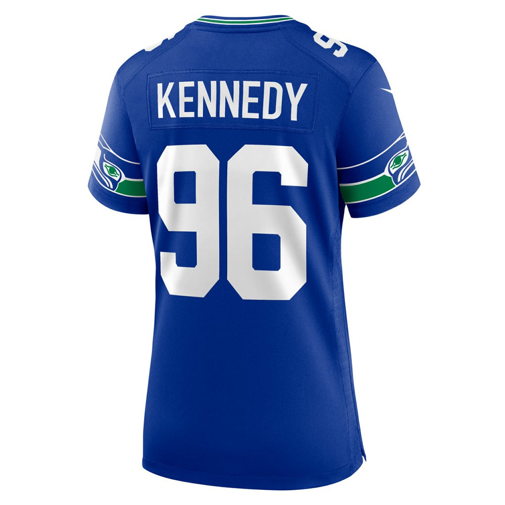 Cortez Kennedy  Women's Throwback Player Game Jersey - Seattle Seahawks