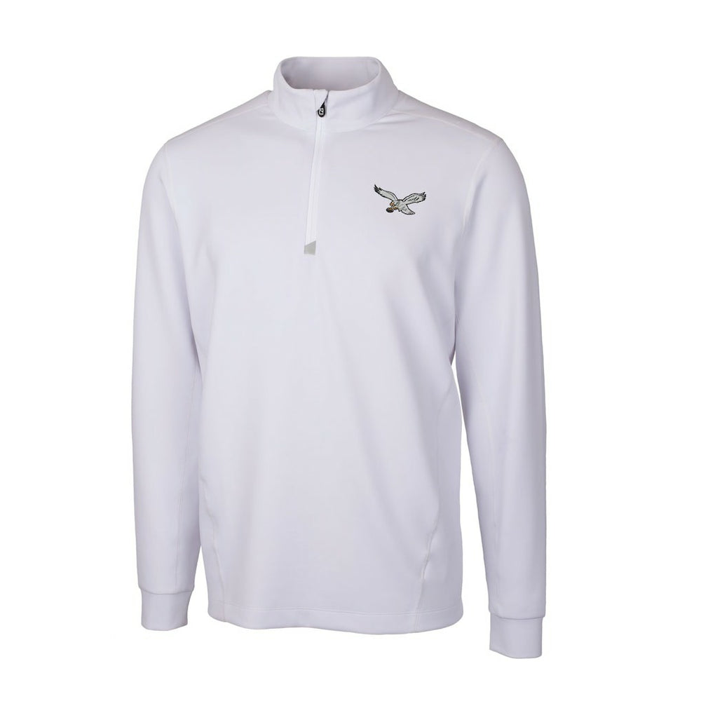 Cutter & Buck Traverse Stretch Quarter-Zip Pullover - Philadelphia Eagles