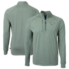 Cutter & Buck Adapt Eco Knit Heathered Recycled Quarter-Zip Pullover - Philadelphia Eagles