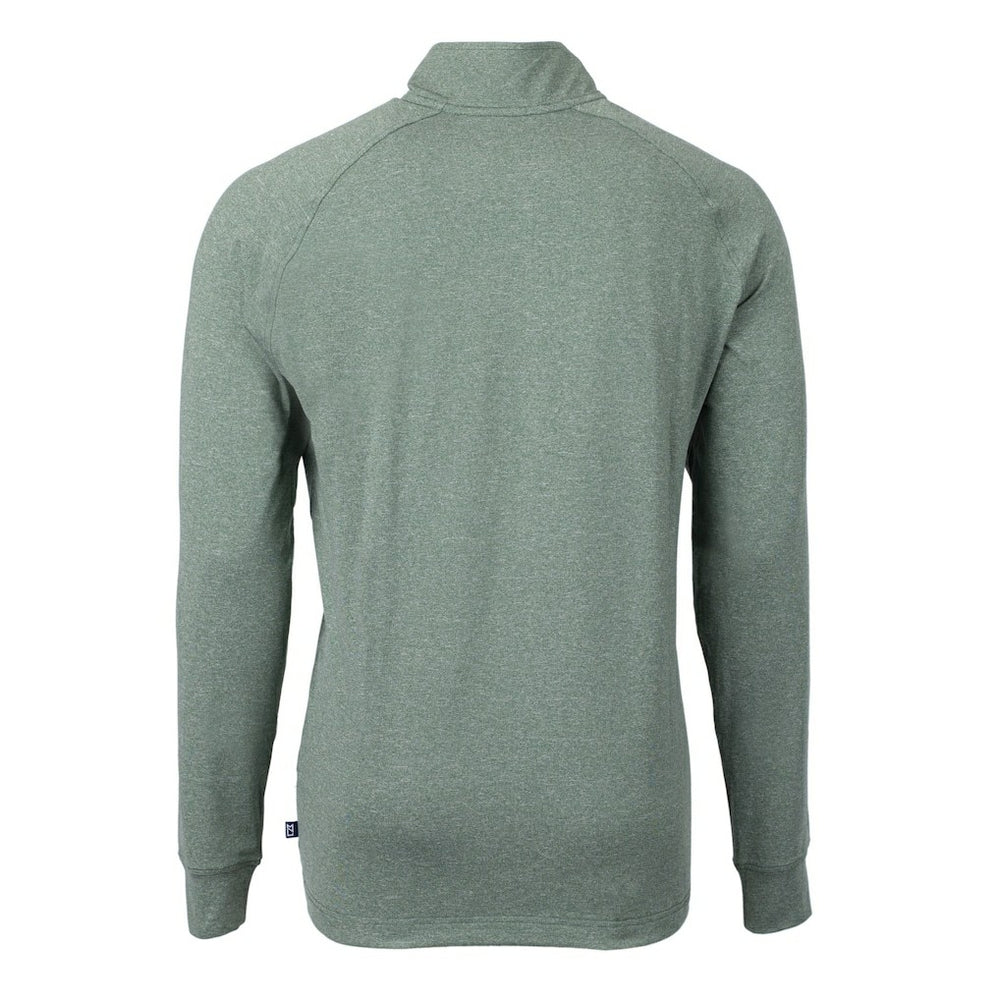Cutter & Buck Adapt Eco Knit Heathered Recycled Quarter-Zip Pullover - Philadelphia Eagles