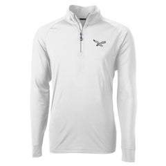 Cutter & Buck Eco Knit Stretch Recycled Quarter-Zip Pullover - Philadelphia Eagles