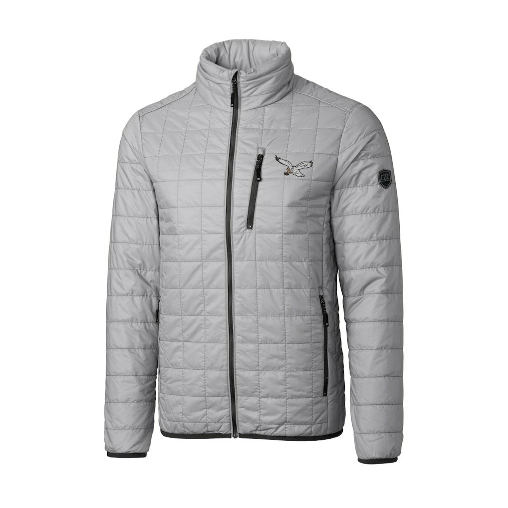 Cutter & Buck Rainier PrimaLoft Eco Insulated Full-Zip Puffer Jacket - Philadelphia Eagles