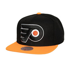 NHL Black Philadelphia Flyers Mitchell & Ness Core Team Ground 2.0 Snapback Hat