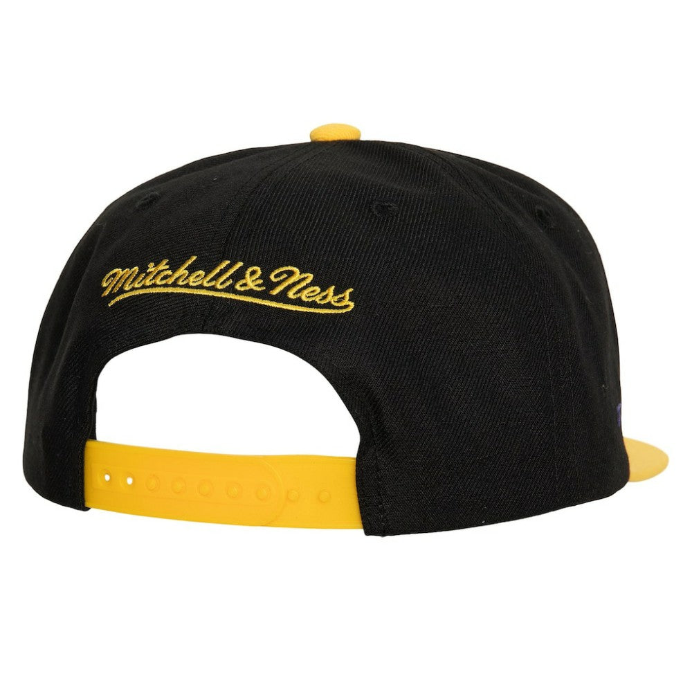 NHL Black Pittsburgh Penguins Mitchell & Ness Core Team Ground 2.0 Snapback Hat