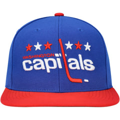 NHL Blue Washington Capitals Mitchell & Ness Core Team Ground 2.0 Snapback Hat