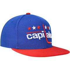 NHL Blue Washington Capitals Mitchell & Ness Core Team Ground 2.0 Snapback Hat