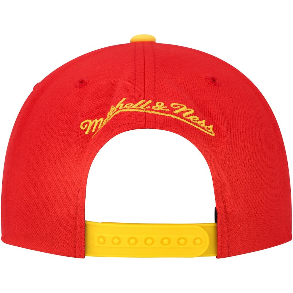 NHL Red Calgary Flames Mitchell & Ness Core Team Ground 2.0 Snapback Hat