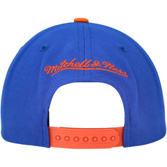 NHL Blue Edmonton Oilers Mitchell & Ness Core Team Ground 2.0 Snapback Hat