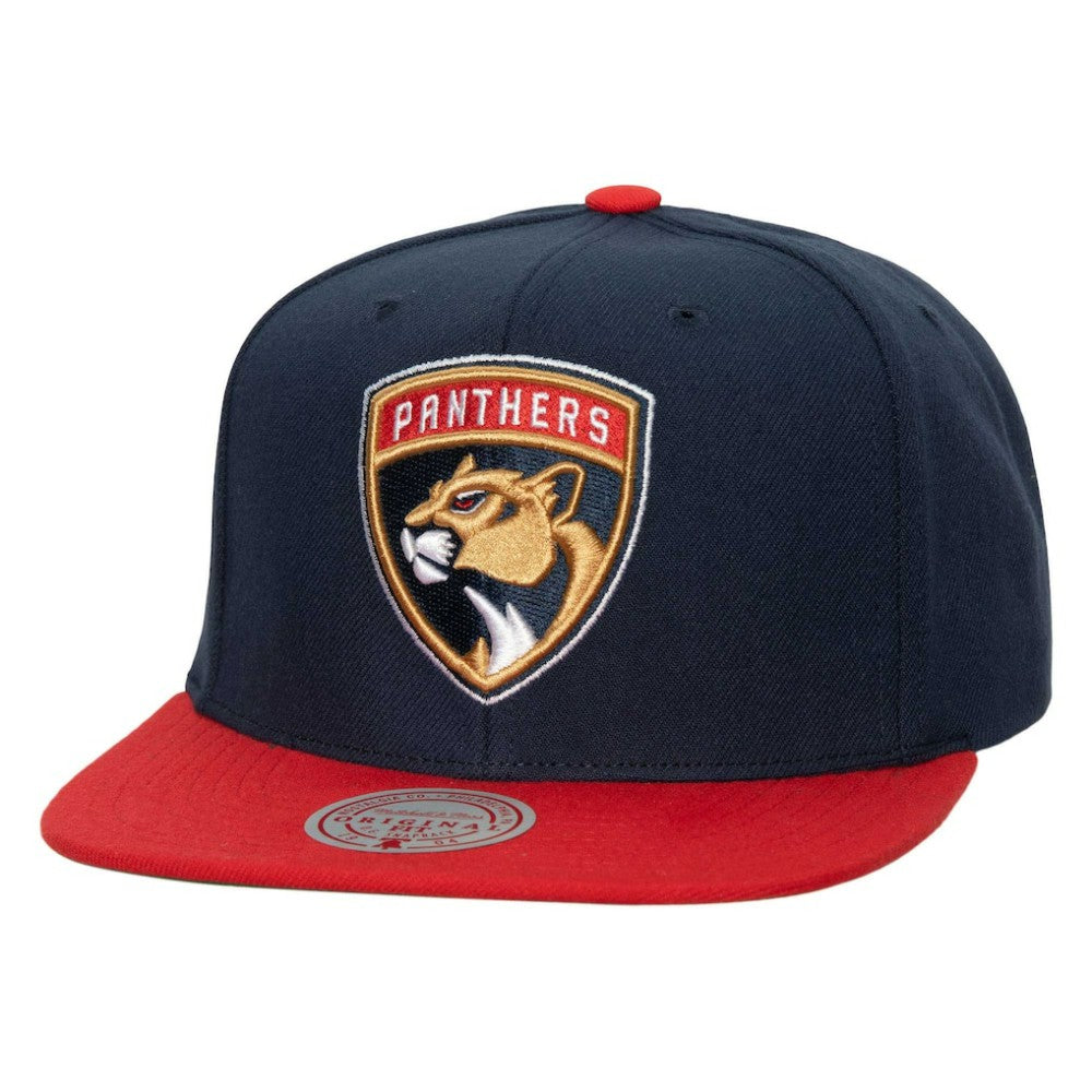 NHL Navy Florida Panthers Mitchell & Ness Core Team Ground 2.0 Snapback Hat