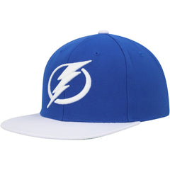 NHL Blue Tampa Bay Lightning Mitchell & Ness Core Team Ground 2.0 Snapback Hat