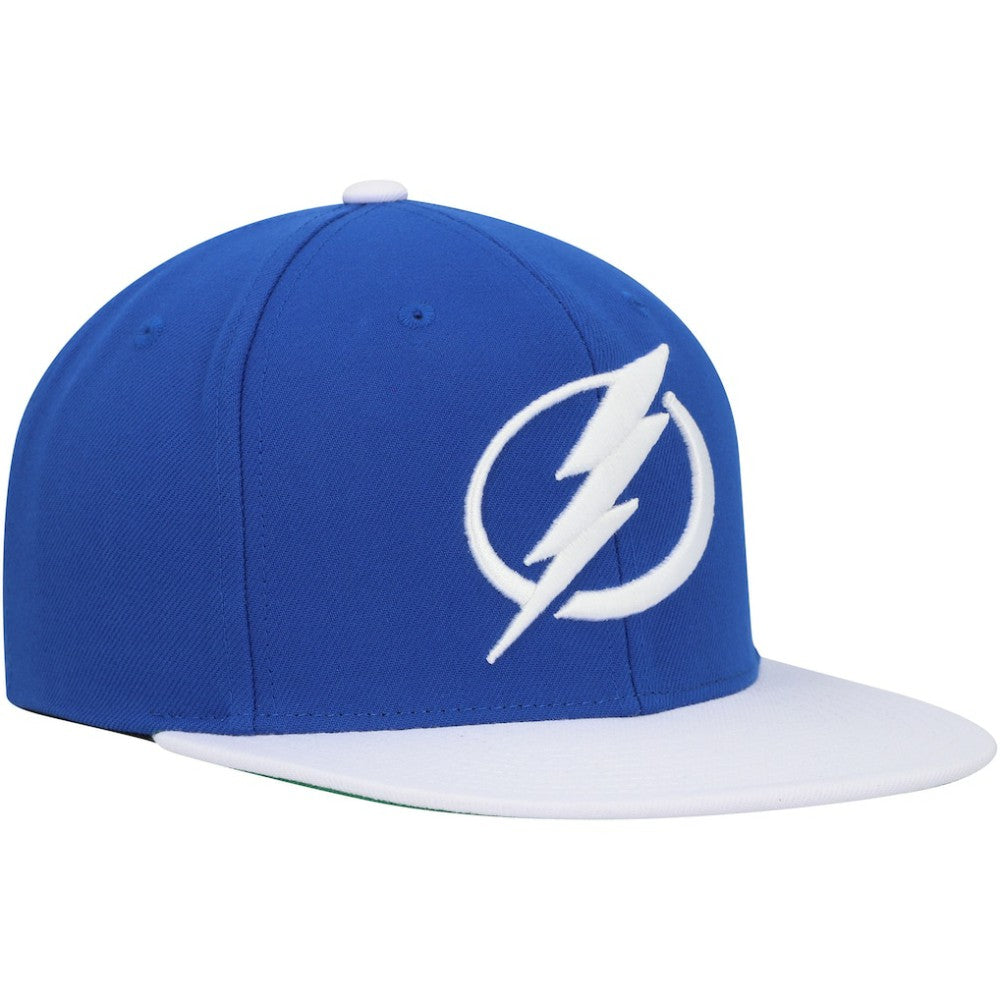 NHL Blue Tampa Bay Lightning Mitchell & Ness Core Team Ground 2.0 Snapback Hat