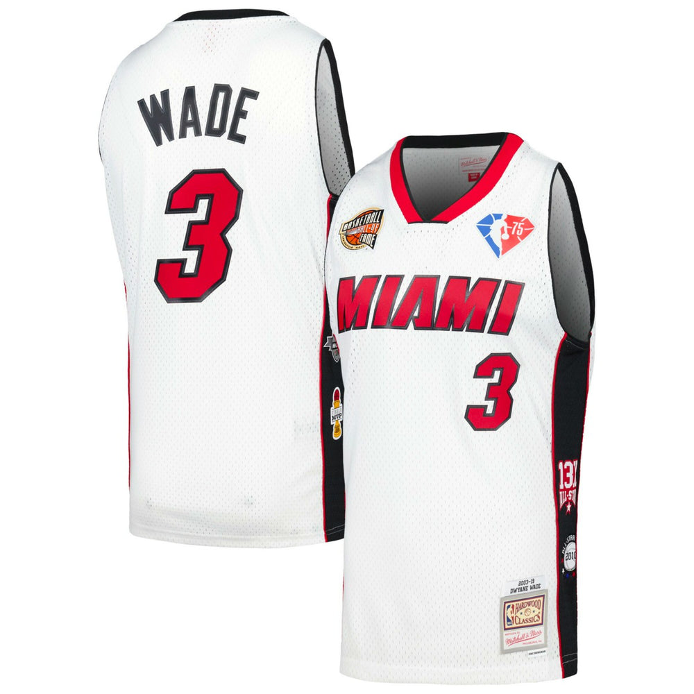 NBA Dwyane Wade Miami Heat Unisex Hall of Fame Class of 2023 Throwback Swingman Jersey